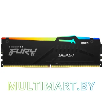 Оперативная память Kingston FURY Beast RGB 8GB DDR5 PC5-38400 (KF548C38BBA-8)